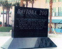 Back of Daytona 200 Monument